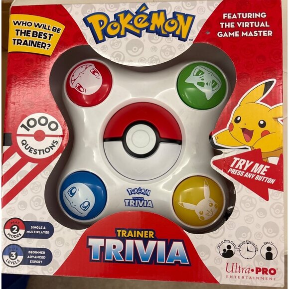Pokémon Trainer Trivia Game With Virtual Game Master & 1000 Questions By Ultra P - Picture 1 of 5